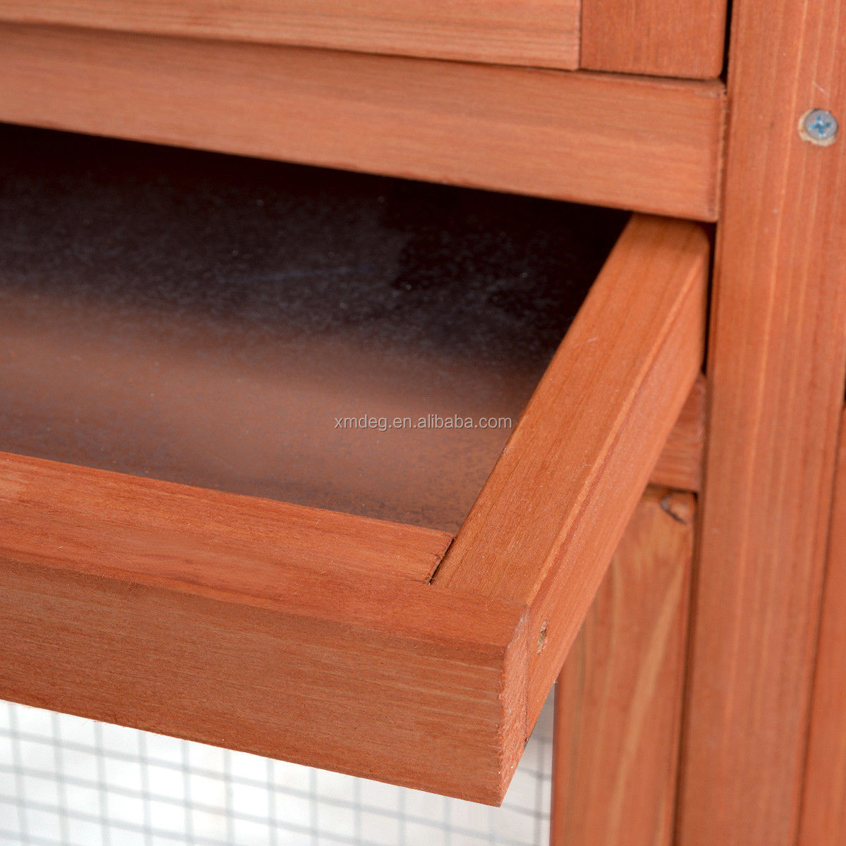 Rabbit Hutch Wood House Pet Cage for Small Animals Chicken Coop Wooden Rabbit Hutch Outdoor Garden Backyard Hen House Wood Pet H