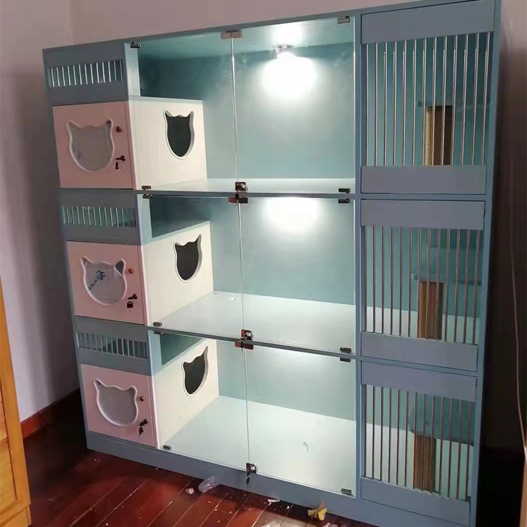 Top Selling Medical Cage for Cats Protective Bank Squeeze Cage Pet House Furniture for Feral Cats