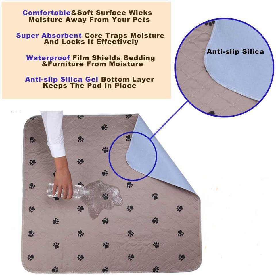 Custom Washable Pet Diaper Pad Soft Pet Training Pad Reusable Pet Pad Wholesale