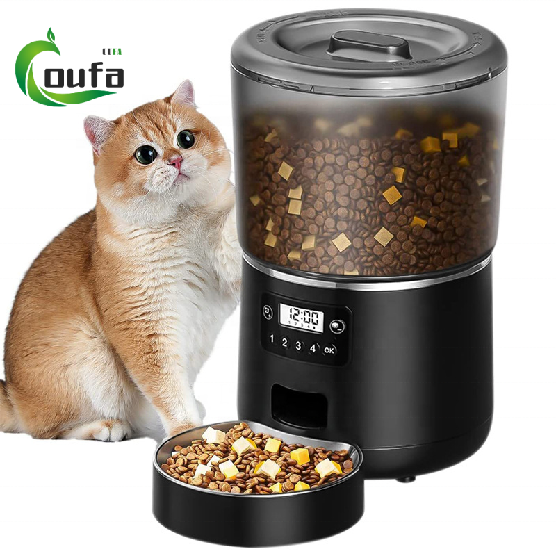 OF Hot Sale Automatic Wifi Mobile Phone Remote Control Smart 4L Dogs Cats Food Dispenser Smart Pet Feeder