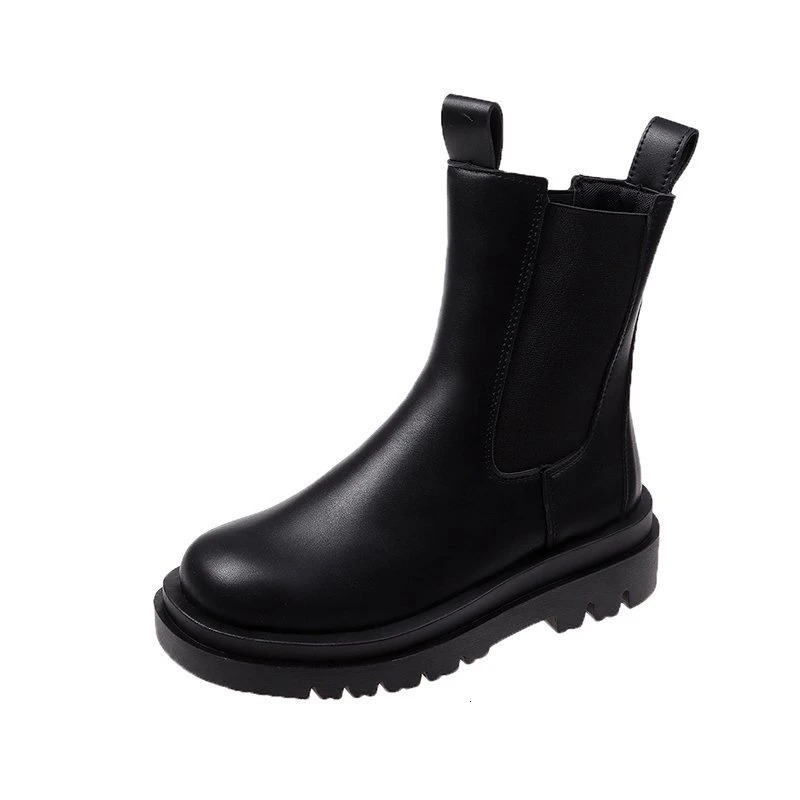 Female Shoes on Sale High Quality Sleeve Womens Boots Autumn Winter Round Toe Solid Middle Tube Chunky Heels Fashion Boots 241114