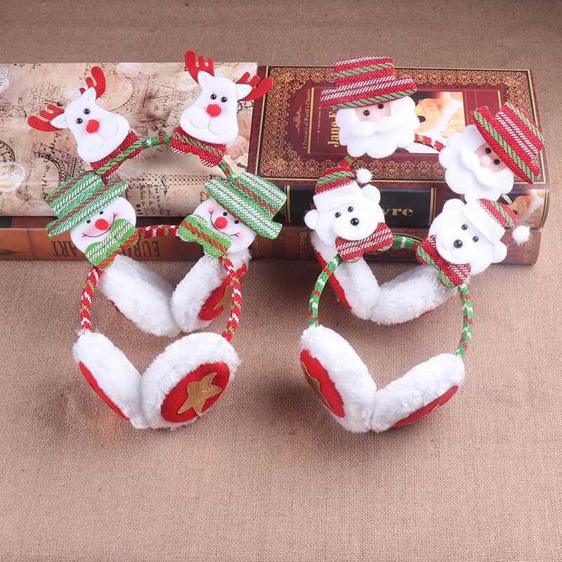 Christmas New Winter Cold Insulation High Quality Earmuffs Adult Children Warm Decoration Party DrXJ241126