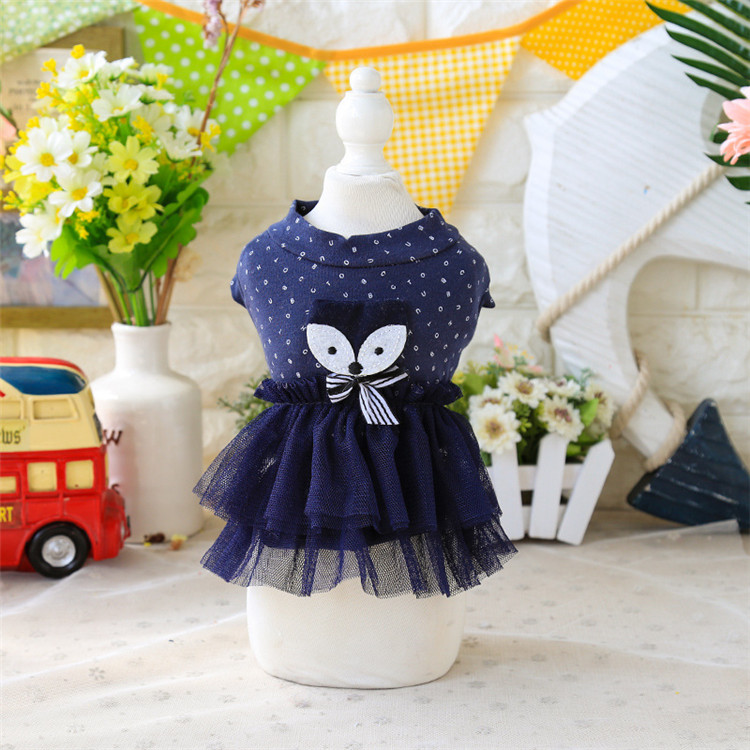 Fashion design pet clothes dog wedding dress dog cloth for summer