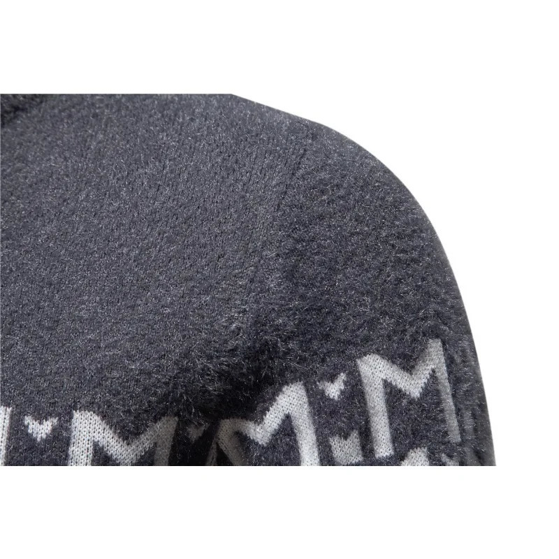 Fashion Landscape Pattern Long Sleeve Sweater Autumn Winter Casual Staff Collar Sweater Pull Down Sweater 241126