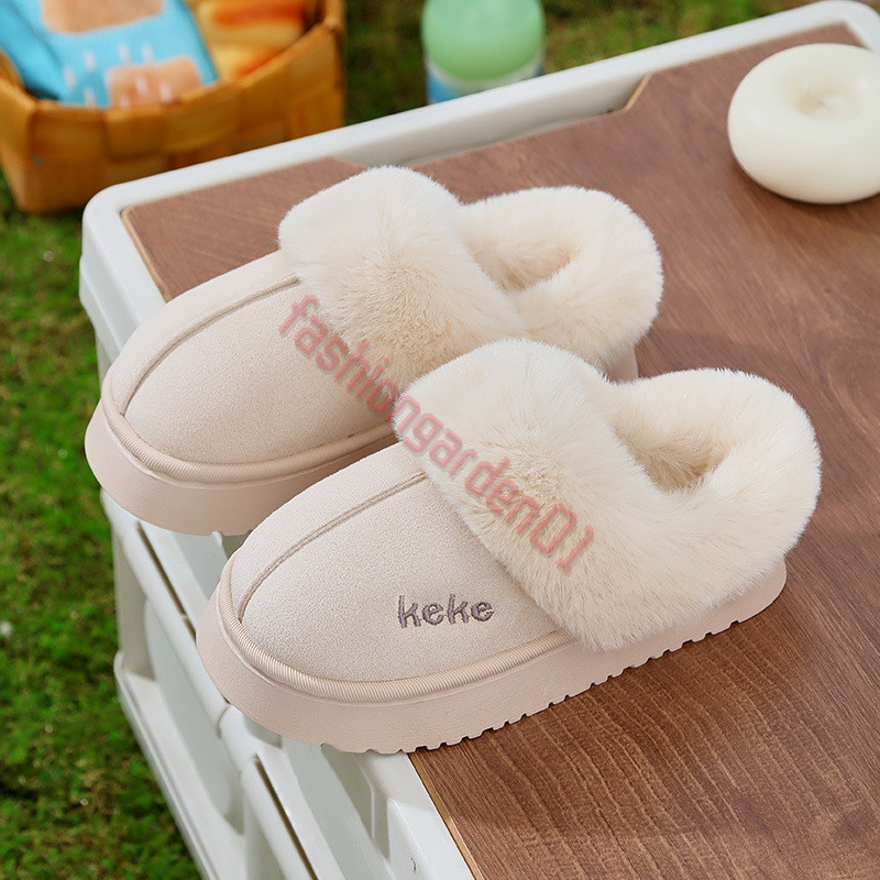 Free Shipping kids winter Fur Slippers Cream pink brown designer boots slip-on kid shoes platform men women mini slipper conform snow boot outdoor boo