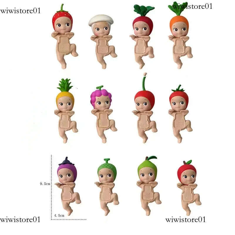 Decorated Figurines Sonny Angel Fruit Doll Series Kawaii Hippie Cartoon Surprise Pack Mystery Childrens Toys Random Bfa