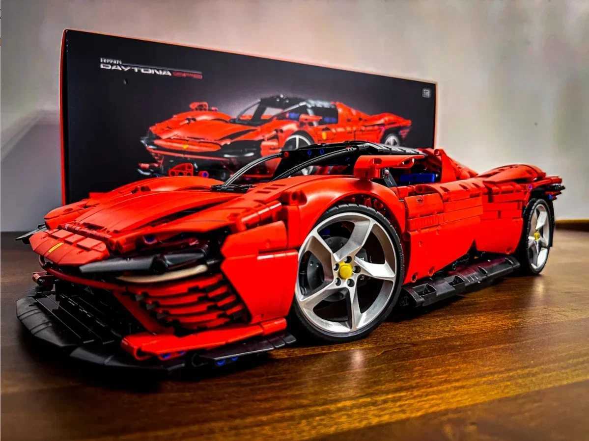 Blocks FIT 42143 Daytona SP3 Supercar Model Technical Building Block Bricks Toys for Kids Boys Girls Christmas Birthday GiftsY24112769G3