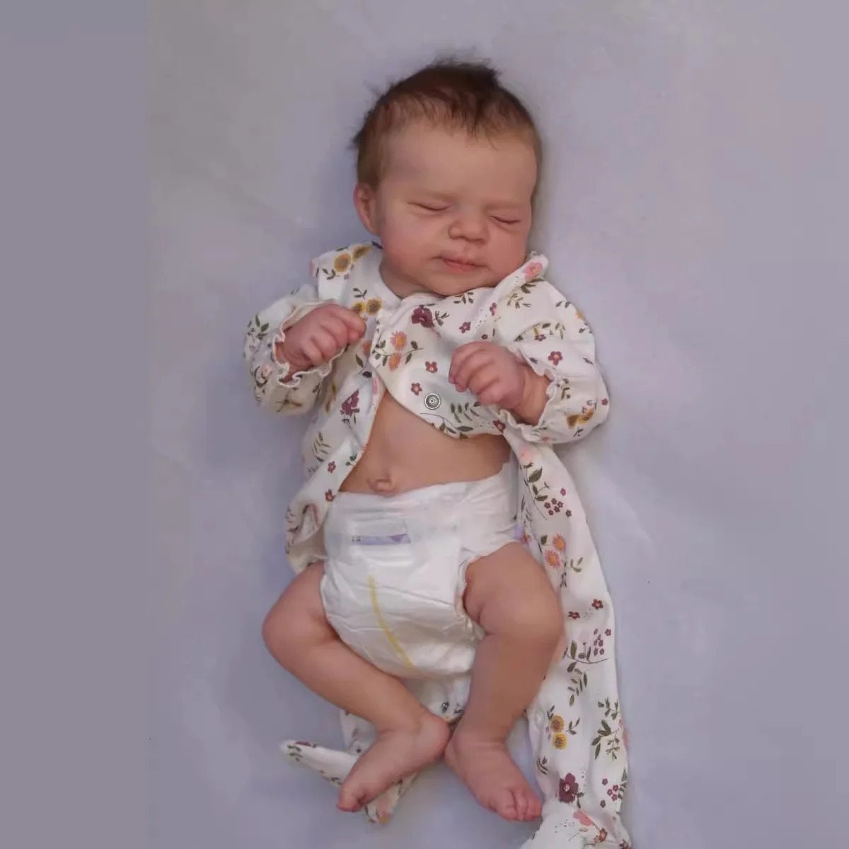 19inch Reborn Pascale Doll 49CM Full Silicone Vinyl Boy Girl Baby Doll Sleeping born Bebe 3D Skin Can Bathe Toys Gift 241126