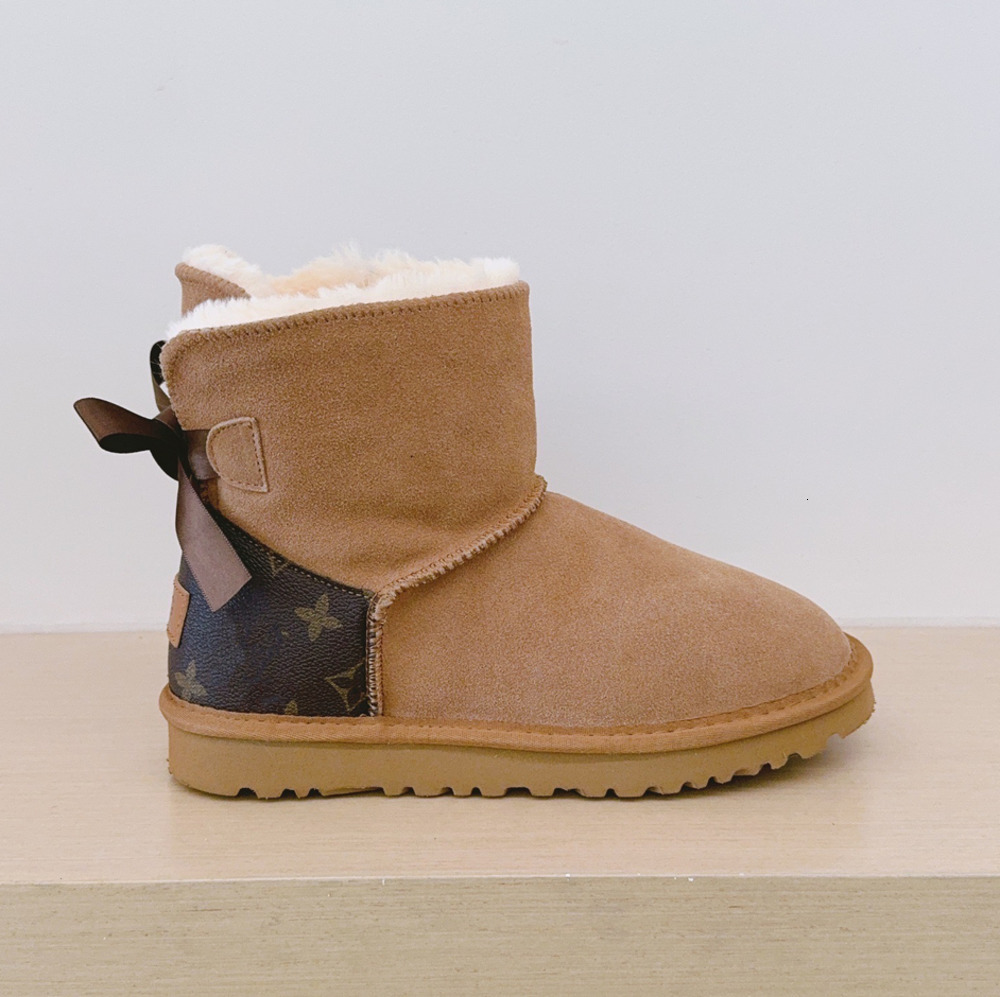 New Kids Boy girl children Mini snow boots Sheepskin Plush fur Aus short G5281 Ankle Soft comfortable keep warm with card dustbag Beautiful gifts ggt