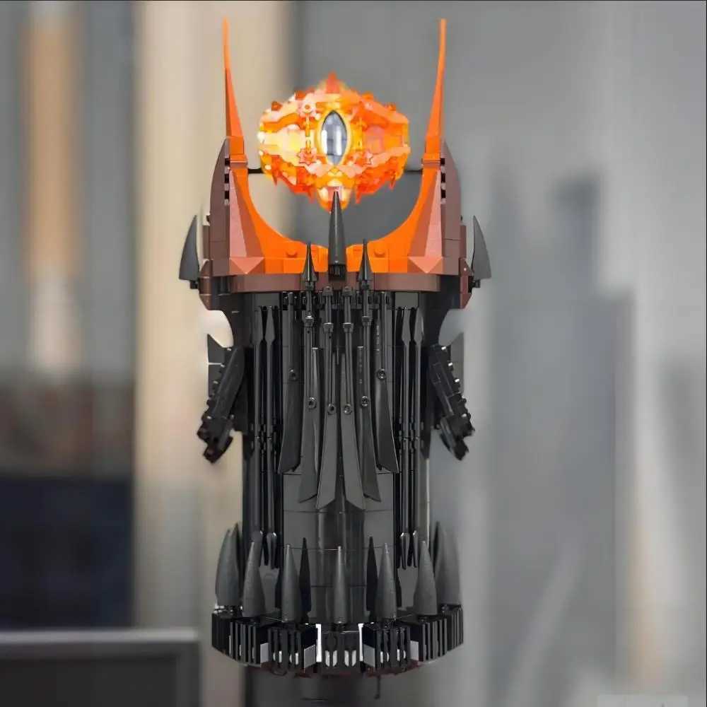 Blocks 5471Pcs 2024 New 10333 Black Tower Dark Model Building Blocks Kit Bricks Creative MOC Toy for Boys Adult Birthday GiftsY241127N96S