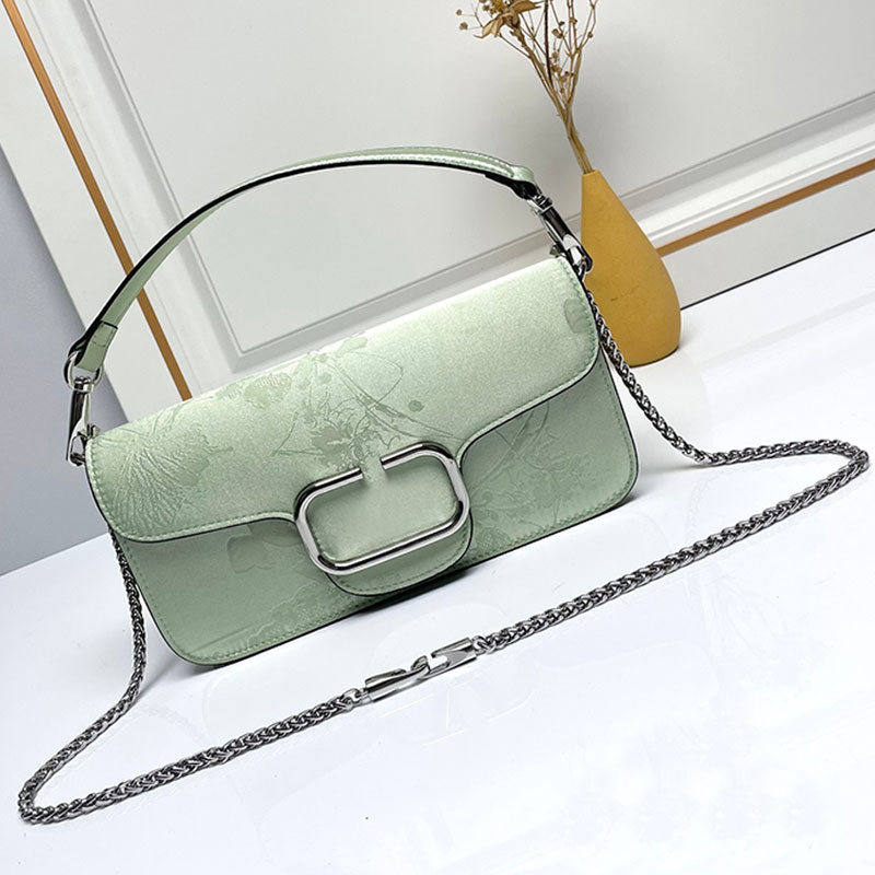 Designer Bags For Women Chain Shoulder Bag Cowhide Leather High Quality Underarm Bag Lady Messenger Bag Sac Luxe High Quality Internal Pocket