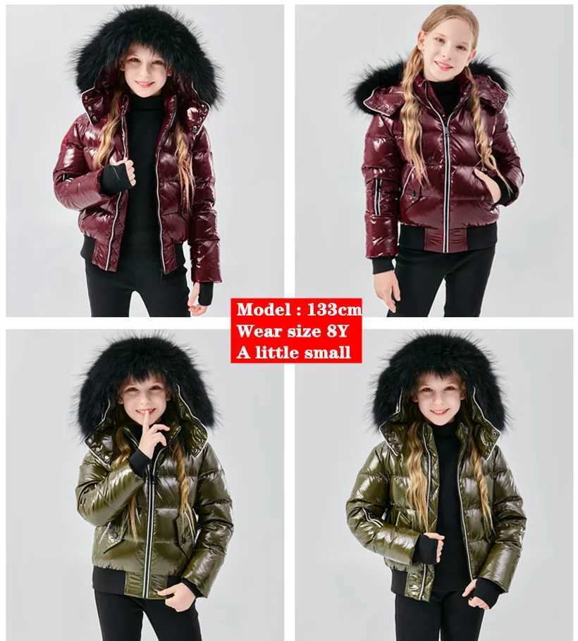 Tench coats AP winter children coat for boys girls fashion white piping kids jackets waterproof shelling fabric + filling white duck down H241127