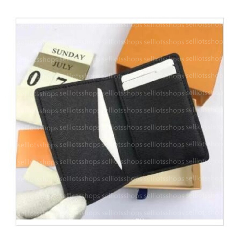 top quality Compact POCKET ORGANIZER Men L Designer Card Holders Fashion Short Luxury Multiple Wallet Key Coin Card Holder Graphite Canvas N63144