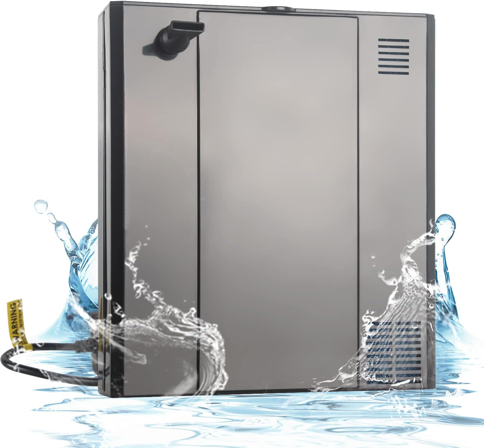 TARARIUM Aquarium Filter U-V Green Clean Machine for 15-55 Gallon Fish Tank Crystal Clear Green Killing 100GPH, Saltwater & Freshwater Hang on Bac