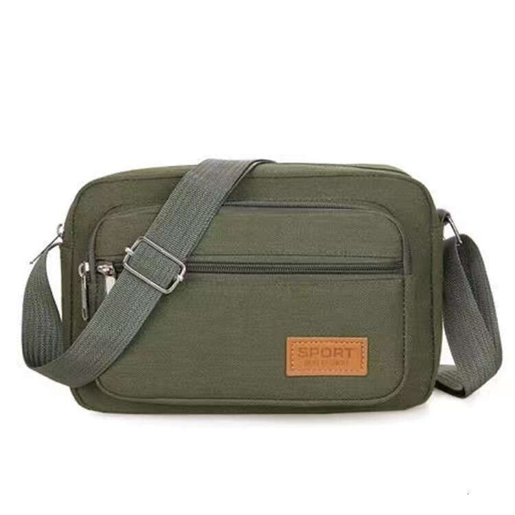 Wholesale Men's Bags, Canvas, Diagonal Cross, New Style, Single Shoulder Stall Business, Cashier, Or Carry B2