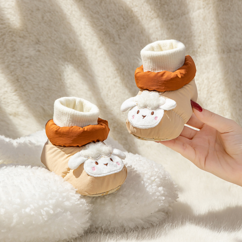 Warm First Walker Fashion Casual Baby Shoes Cartoon Cute Baby Girl Shoes Littlesprouts Comfortable Soft Soled Boy Infant Cotton Shoes