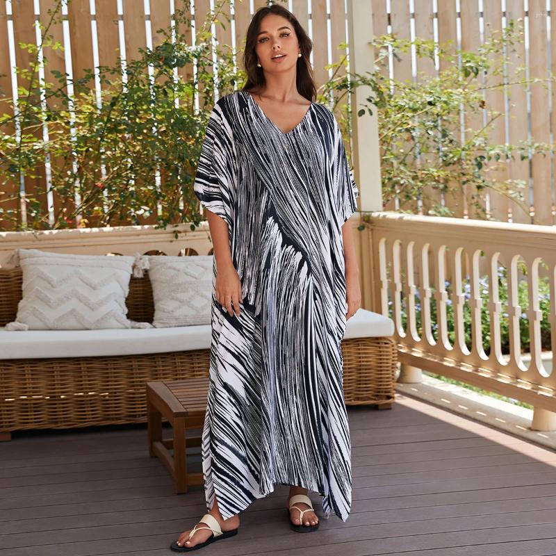 Beach Coverup Cotton Positioning Printing Holiday Sunscreen Home Furnishing Robe Cross Border 13 Color Editio