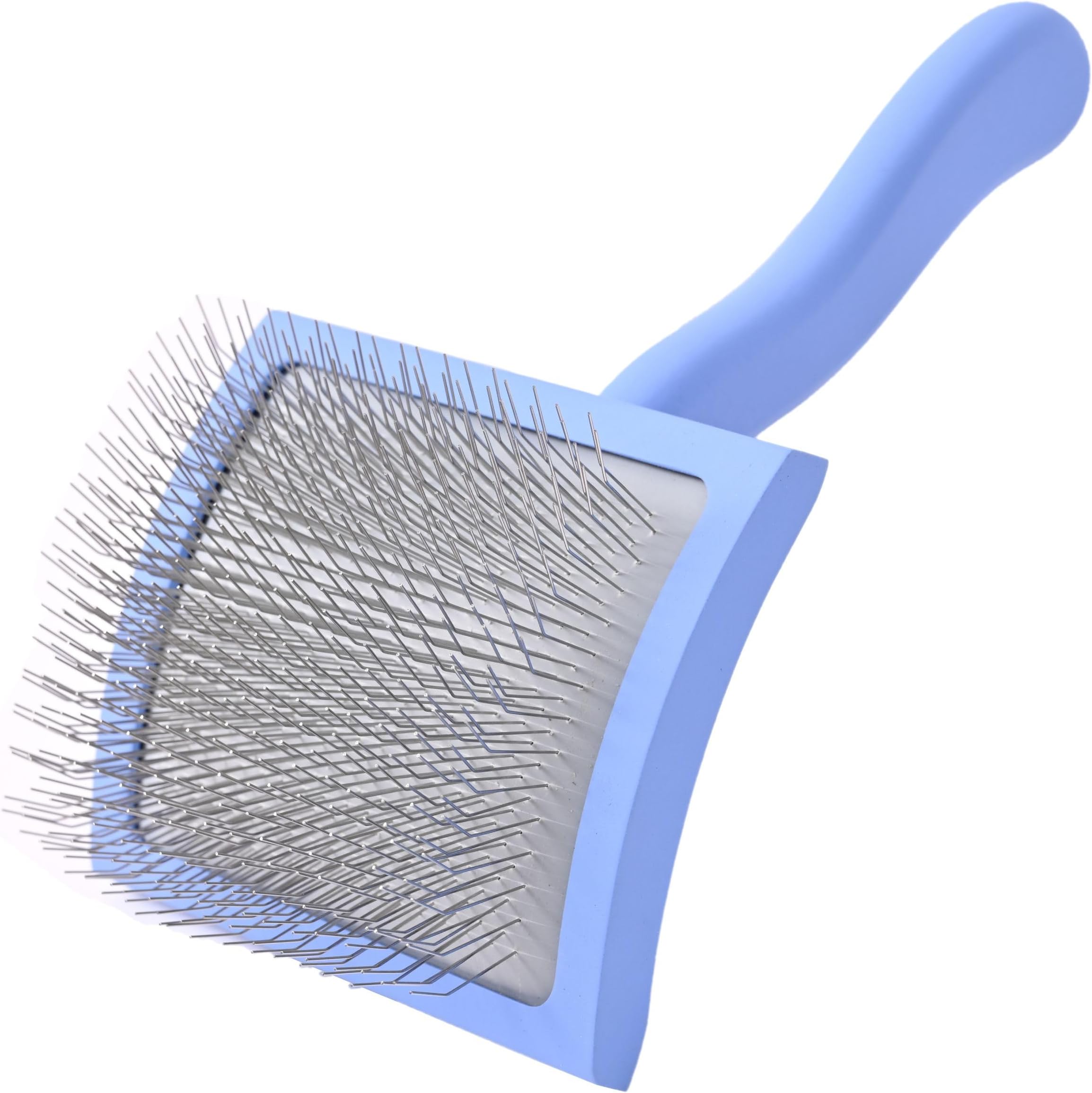 We Love Doodles Dog Slicker for Grooming Pet Hair Best Brushes Poodle & Golden Doodle Haired Dogs - Goldendoodle Long Pin Brush For Dematting