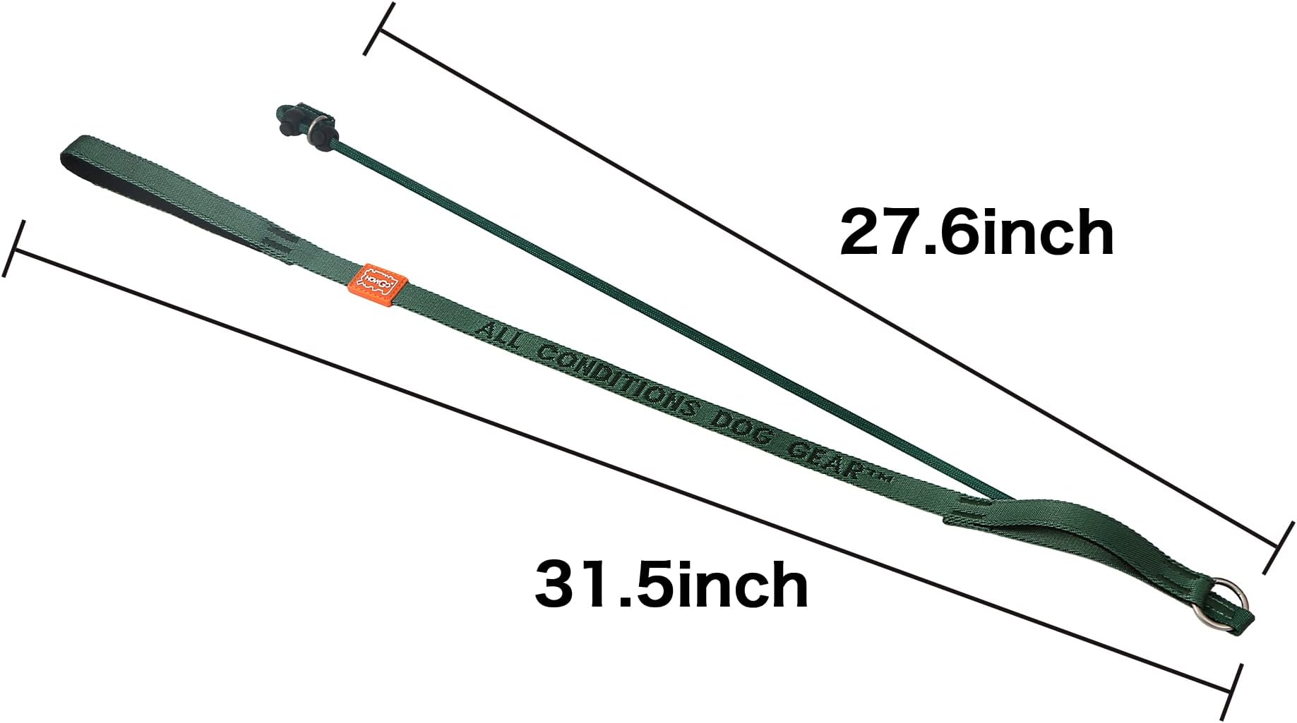 HOWGO Lead Dog Leash,Training Leash,Cinch Leash, No-Pull Slip Leash and Collar,Heavy Duty&Durable,Padded Handle,for All Breeds