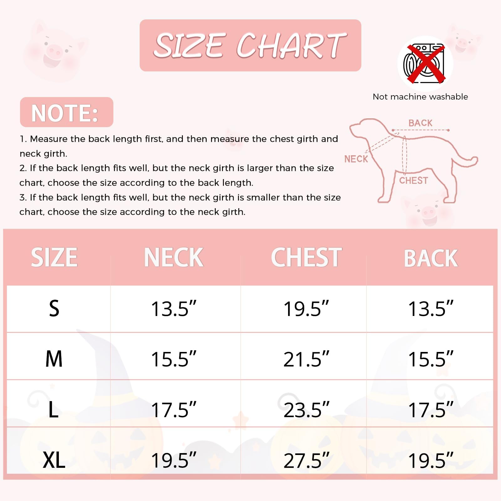 NACOCO Halloween Pig Costume - Pet Christmas New Year Hoodie Warm Party Coat Outfit for Small and Medium Cat Dog Clothes(XL