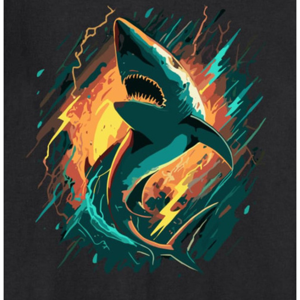 Long Sleeve Shirts for Men sweatshirt New Shark Design Sweatshirt T shirt Tee Streetwear Casual tops clothes Fashionable, cute, and warm