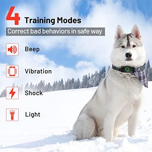 Dog Training with Remote 3300ft Range Waterproof Rechargeable Electric Collar for Small Medium Large Dogs