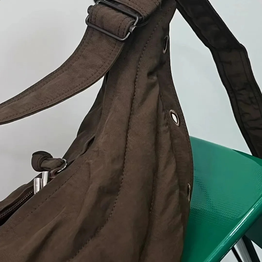 Cotton bedding horizontal bag womens er handbag and wallet cashmere padded shoulder bag half moon 241209