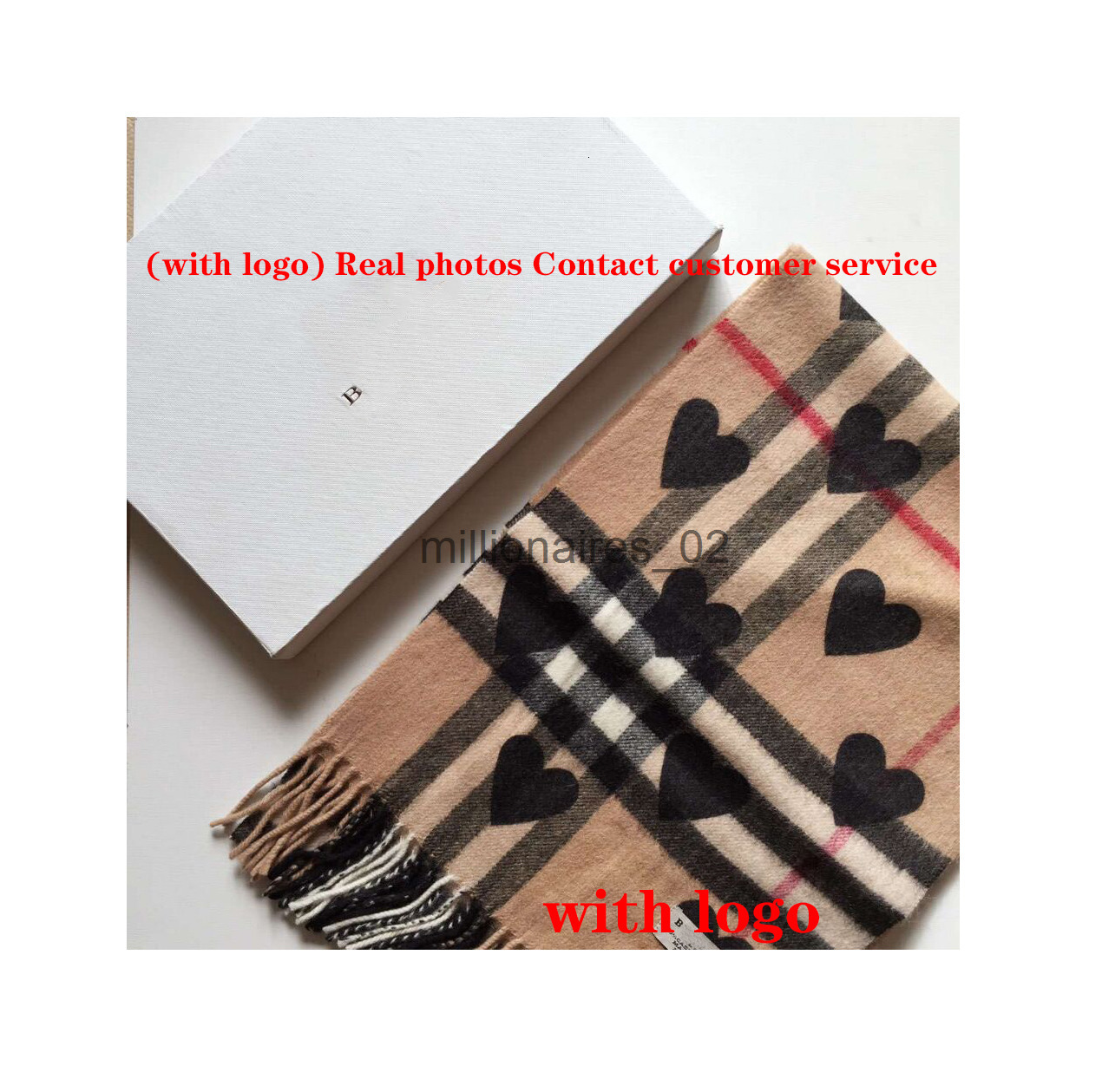 Designer Cashmere Wool Burburrey Scarf Winter Luxury For Woman Mens Fashion Lattice Square Shawl Vintage Letter Hat And Scarf Set Bag Black Peach Heart Scarf