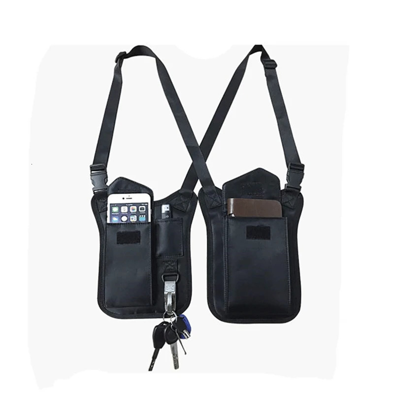 Tactical Underarm Hidden Bag Mens Agent Combat Shoulder Bag Multifunction Outdoor Travel Wallet Phone Key Anti Theft Bag 241127