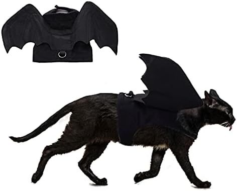 Rypet Pet Costume, Polyester Felt Cloth, Small, Halloween, Unisex, Durable, Easy to Clean, Bat Wings Costume for Small Dogs Cats