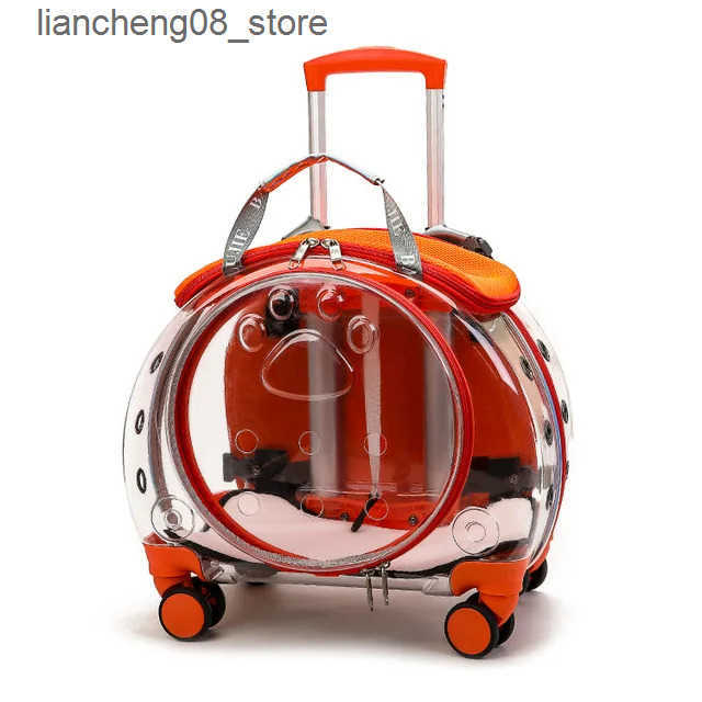 Cat Backpacks Carriers Pet stroller travel bag pet transport bag breathable pet backpack pet travel bag pet travel bag L240910