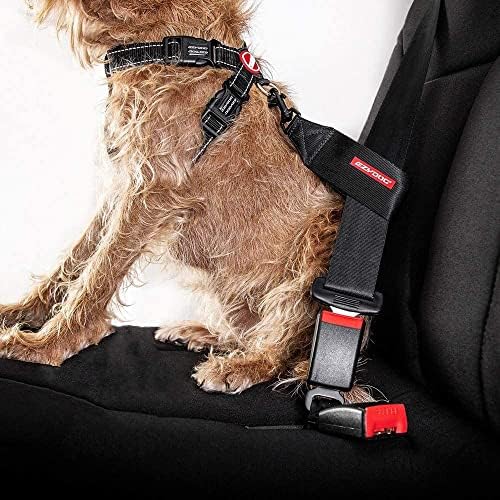 EzyDog Universal Car Restraint Dog Seat Belt Safety Lead Abrasion-Resistant Vehicle Seatbelt Harness Attachment with Superior Nylon Webbing - Free shi