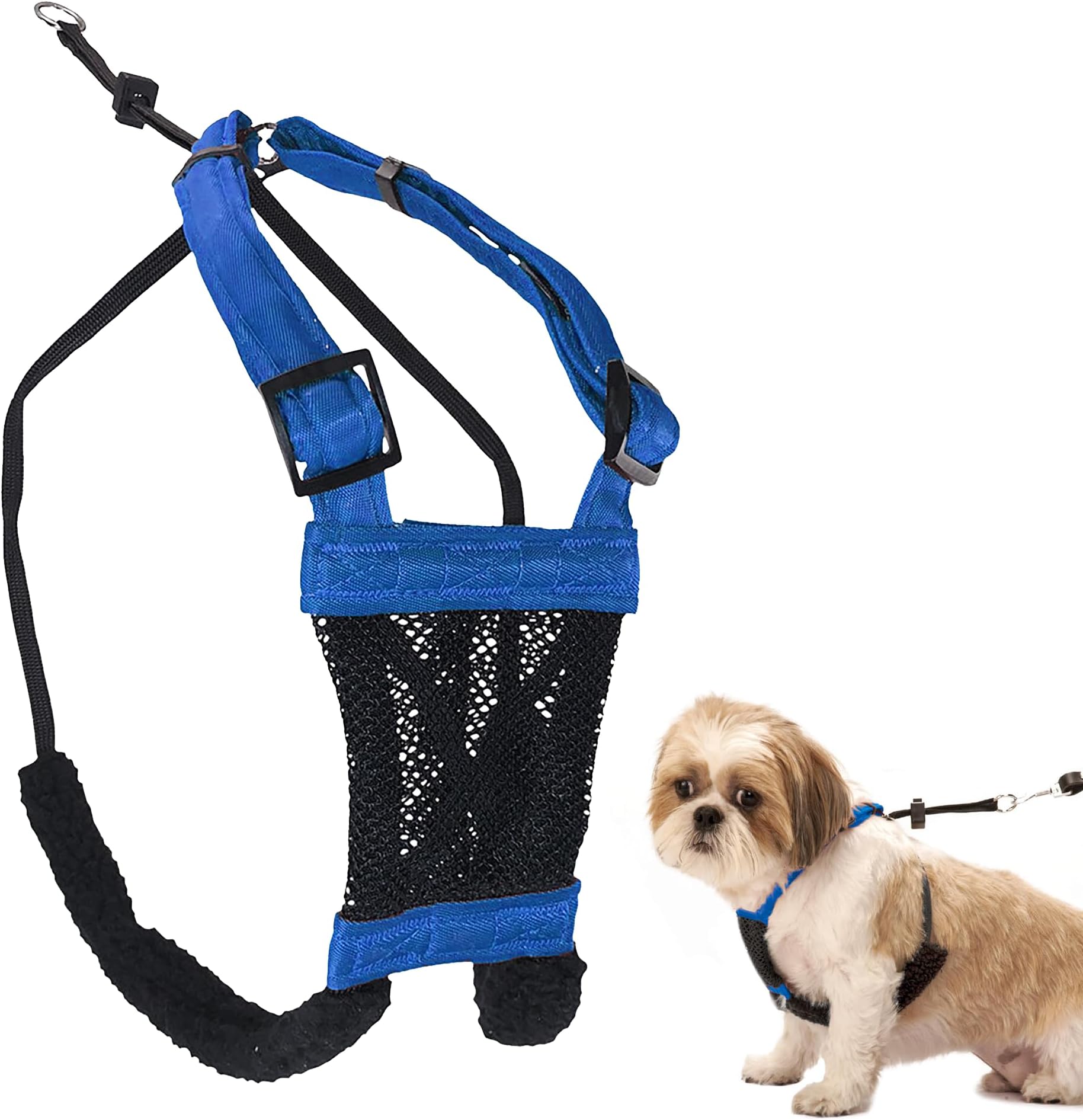 Sporn Mesh Durable Nylon Anti Breathable & Easy Body Harness, Dog No Pull Harness for Dogs Provides to Large Breeds