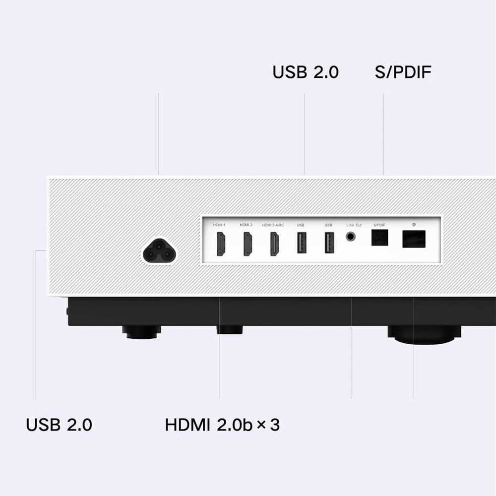 Projectors New C2 4K Laser Projector Cinema 2 Laser TV Projector Smart Home Theater 2200 ANSI Lumen With MEMC Beamer Android Projector H241126
