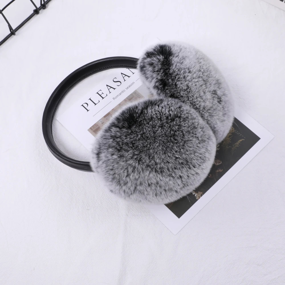 Rex Rabbit fur ceiling earmuffs warm winter earmuffs cold earmuffs warm folding earmuffs 241127