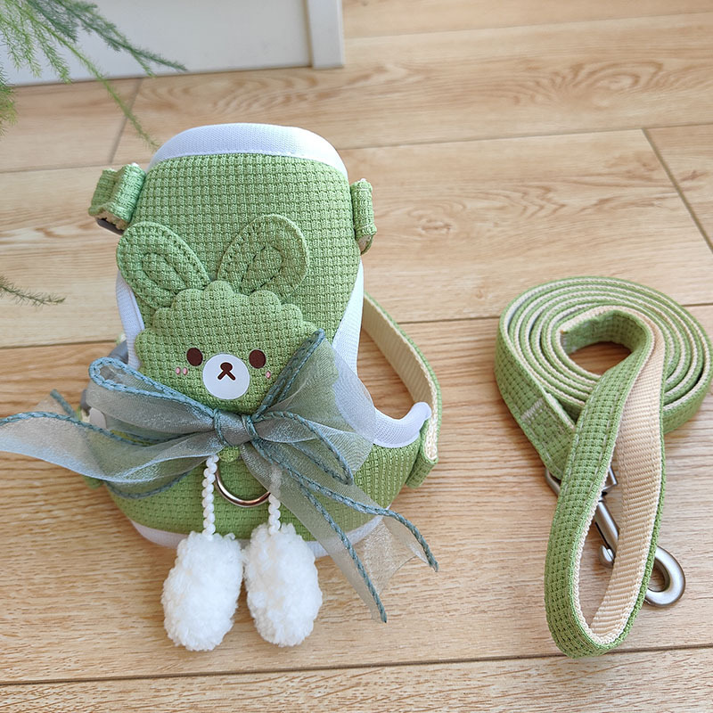 2025 new high-quality small vest style chest strap, teddy puppy leash, dog walking collar, leash wholesale, free shipping AAA