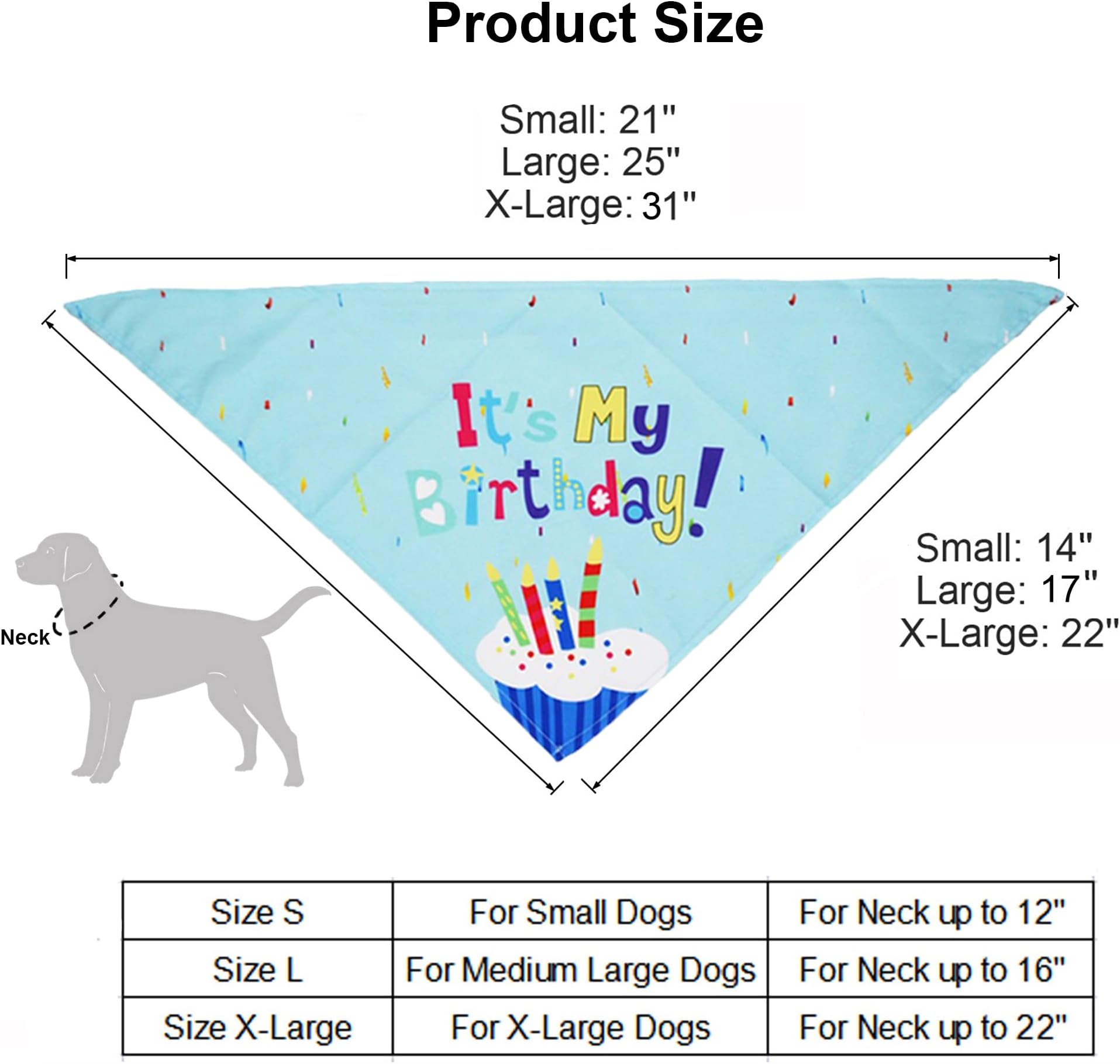 ADOGGYGO Bandana Scarf and Girl Boy Birthday Party Hat with Cute Bow Tie for Dog Cat