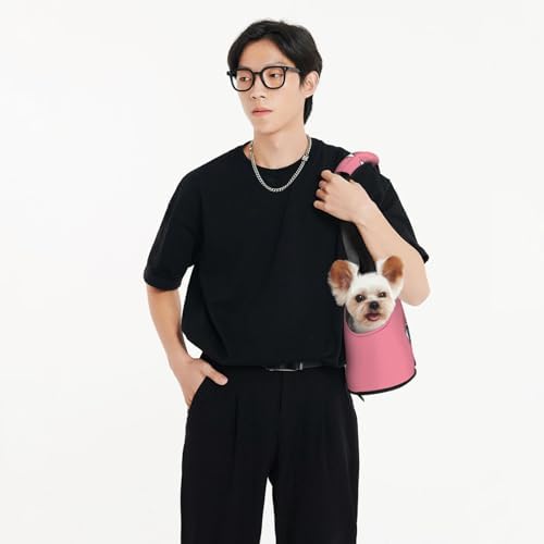 Others Dog Carrier Pink Evil Eye Slings Pet Bag for Puppy Cat Small Foldable Handbag Pets Tote Purse Picnic Travel Outdoor pattern31 H250213