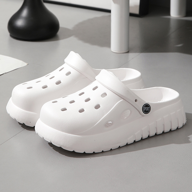 Perforated Summer Slippers: Anti-Slip Soft Sole Beach Sandals for Men and Women 36-45