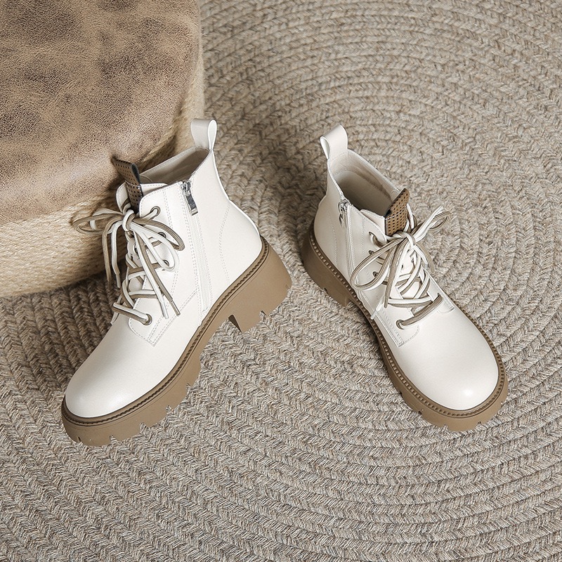 Boots Winter Lady Round New Toe Shoes Zipper Designer Boots-Women Autumn Lolita High Heel Ankle Fashion Rock eda6 -Women