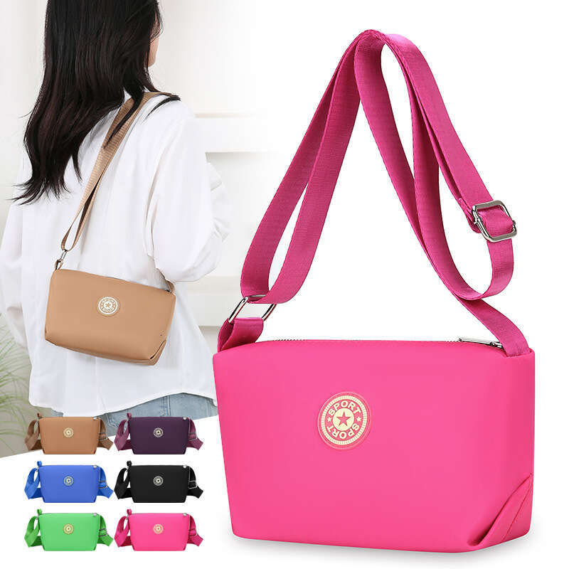 Bag For Women, New Canvas Crossbody, Casual Wholesale, Small Square Business, Cashier, Middle-Aged And Elderly B1