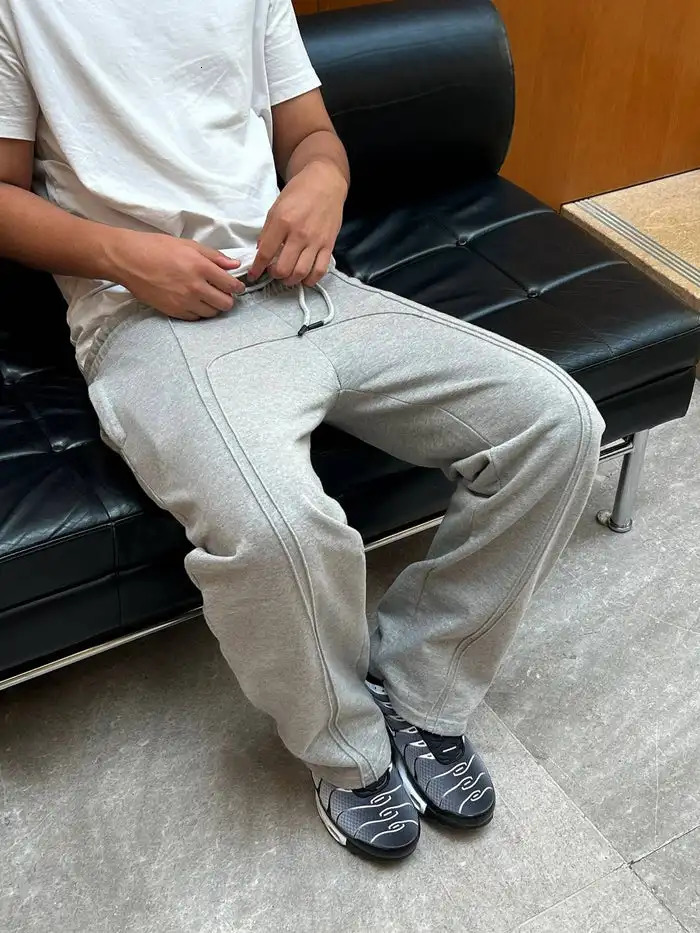 Y2K Streetwear Baggy Pants men women High Street Trendy Straight Casual Harajuku Retro Splicing Oversized Sweatpants 241126