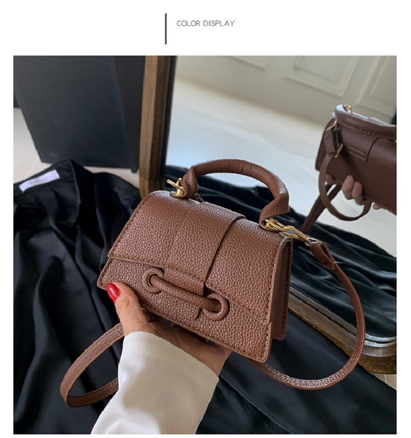 New Fashion Women s PU Leather Mini Women s Wallet trend Single leisure Shoulder Crossbody Bag Small Square Bag Trendy Designer Trendy Handbag