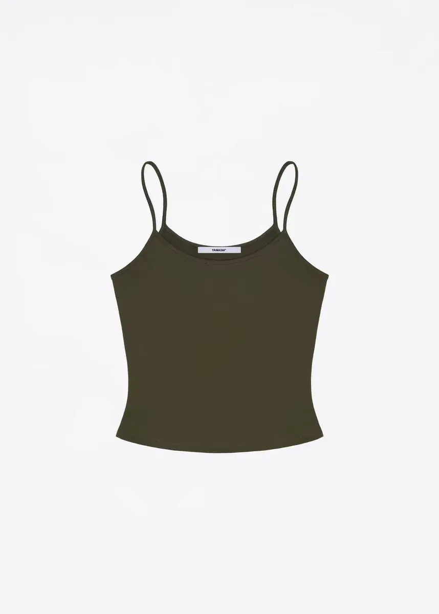 Tankair cherry red camisole olive greenpurplegray short top basic versatile high elasticity and skin hugging 241126