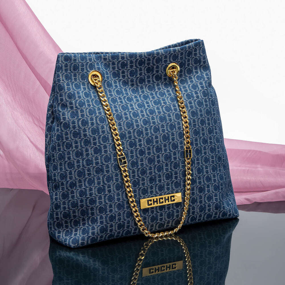 Chain Strap Design Letter Printed Shoulder Bag Vintage Hundred Classic Style Women's Handbag