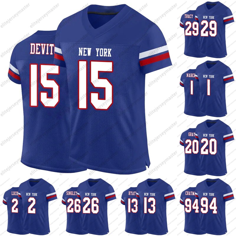 Boyle 12 DeVito 15 Lock 2 Gray 20 Singletary 26 Tracy Jr. 29 Gano 9 Gillan 6 Kreiter 59 Robinson 17 Bellinger 82 Cities Football Jerseys Custom Any Nu