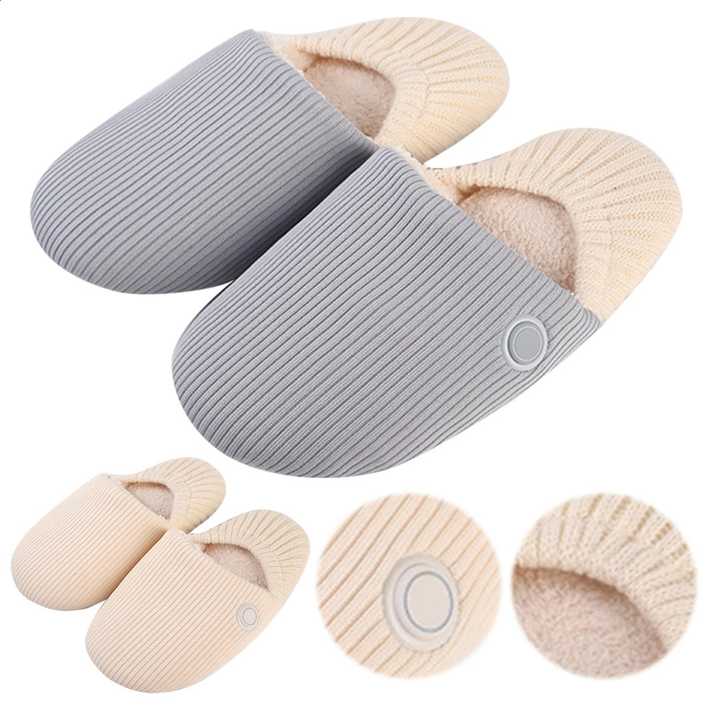 Neutral electric heating shoes with 3-layer heating pads rechargeable foot warmers suitable for cold winter241127bj