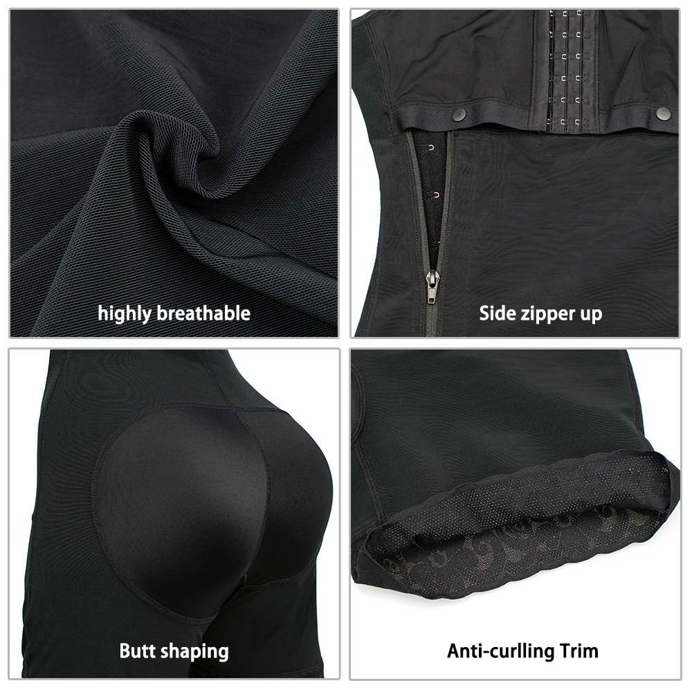 Body Shaper Faja Bodysuit Corset Top Bustier Original Colombian Girdles Modeling Postpartum Slimming Shapewear Women Underwear 241112