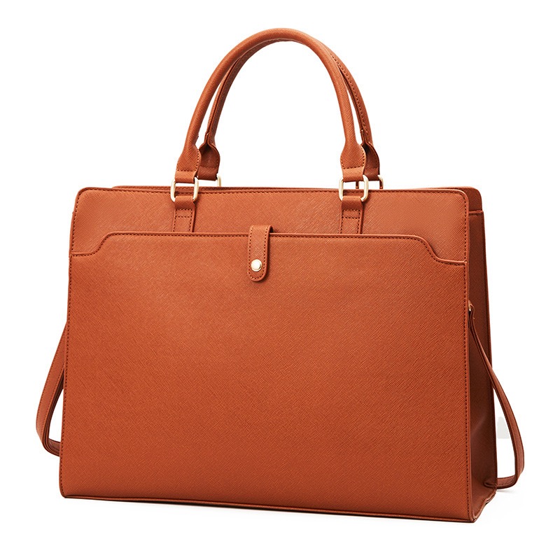 2025 new Large Capacity Laptop Bag for Women 156 Inch Tote Leather Work Waterproof Briefcase Business Office Computer 241019