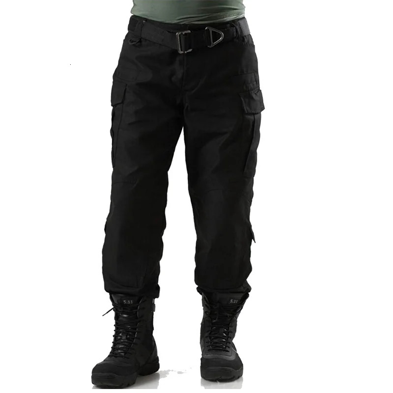 Mens Camouflage Tactical Pants MultiPockets Digital Camo SWAT Cargo Male Autumn Army Long Trousers 241126